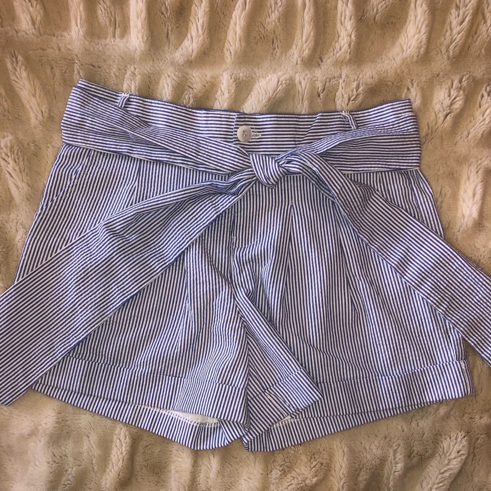 Lauren James Seersucker Shorts